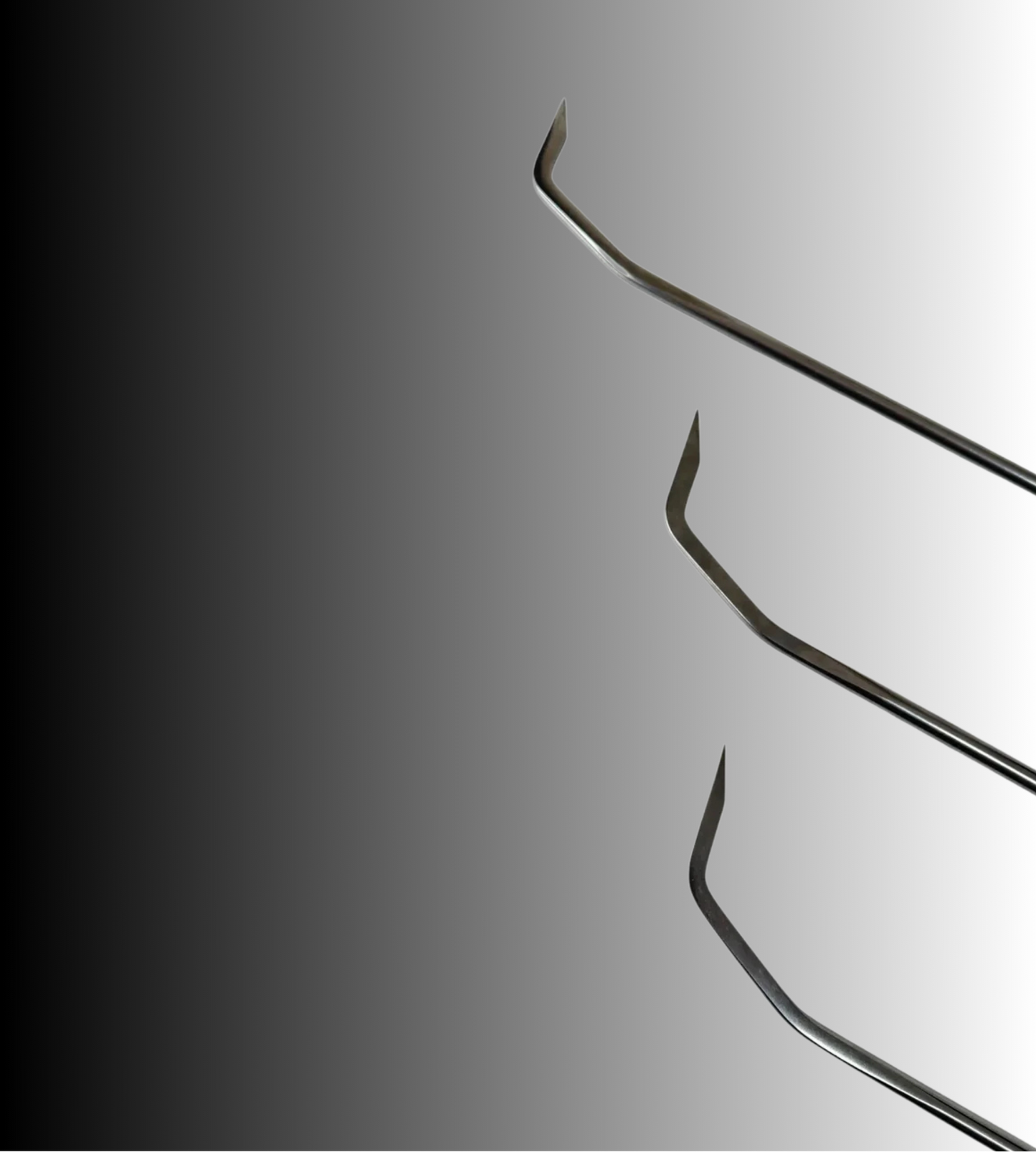 3-Piece 360° Rotating Paintless Dent Repair Rod Set - PDRequipment.com