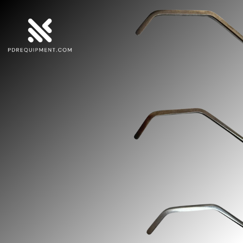 3-Piece 360° Rotating Paintless Dent Repair Rod Set – 8mm Hardened Steel Tools