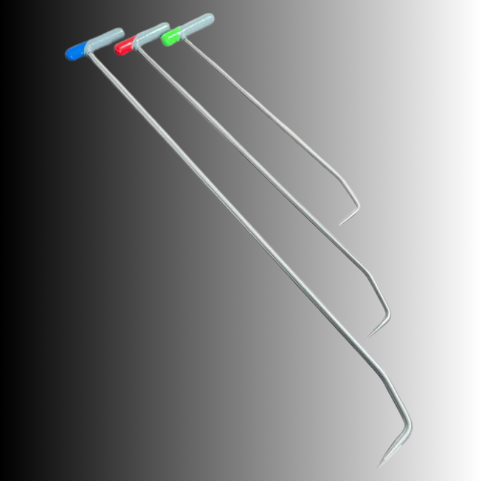 3-Piece Pencil Sharp Tip Double Bend Steel PDR Tools - PDRequipment.com