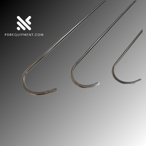 3-Piece 360° Rotating Paintless Dent Repair Rod Set – Hardened Steel Tools