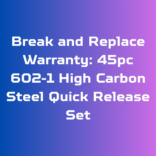 Unleash Precision with the PDR Equipment 602 High Carbon Steel 45pc Master Set