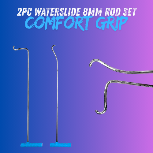 2pc Waterslide 8MM Rod Set