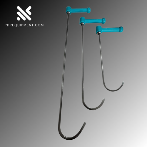 3-Piece 360° Rotating Paintless Dent Repair Rod Set – Hardened Steel Tools