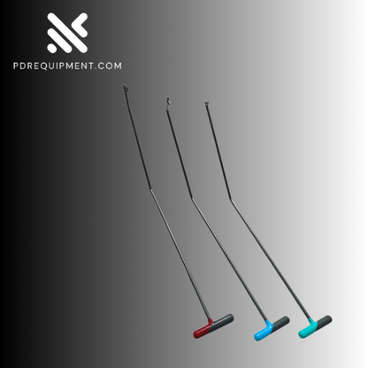 3pc 12mm Fender Bar Set with Interchangeable Tip with 5/16” & 8mm Thread Compatible - PDR Equipment International