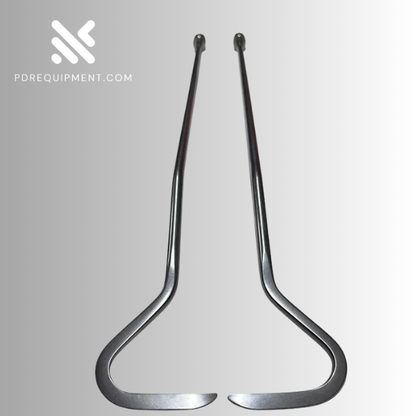 The Melissa 2-Piece Sharp Tip C-Bend Paintless Dent Repair Rod Set - PDRequipment.com