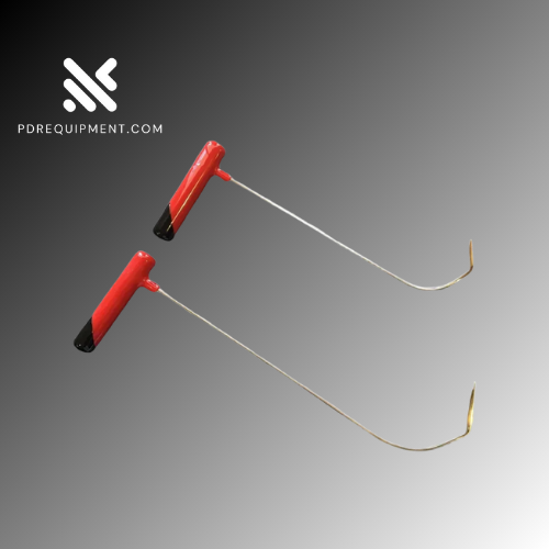 2-Piece U-Bend Sharp Tip Steel PDR Tools – Paintless Dent Repair Rods