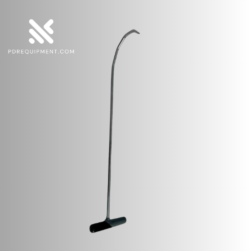 10mm x 60cm Hook-Shaped White Steel PDR Fender Repair Tool – Paintless Dent Repair Rod