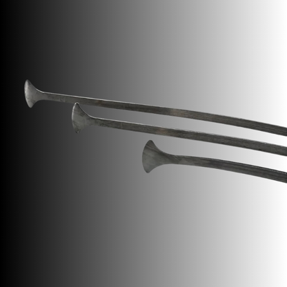 3-Piece Rainbow Arc Whale-Tail Rod Set with 30mm Wide Tips - PDRequipment.com