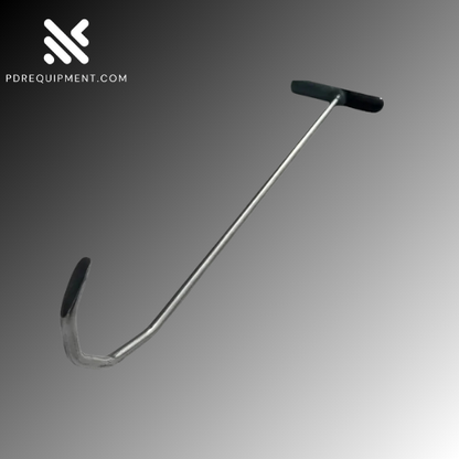 10mm x 60cm Hook-Shaped White Steel PDR Fender Repair Tool – Paintless Dent Repair Rod