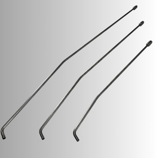 Quick Release Double-Curve Steel Dent Repair Rods with 360-Degree Rotation 3-Piece (75cm, 90cm, 115cm) - PDRequipment.com