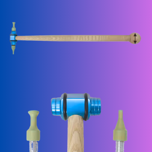 Removable Tip No Mark Wooden Handle Blending Hammer M8