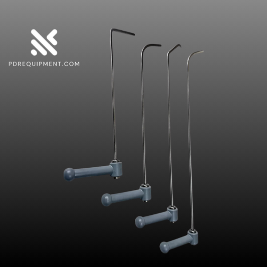 The Johnson 4-Piece 360° Rotating Paintless Dent Repair Rod Set – 8mm Hardened Steel Tools - PDRequipment.com