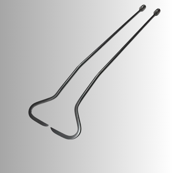 The Melissa 2-Piece Sharp Tip C-Bend Paintless Dent Repair Rod Set - PDRequipment.com