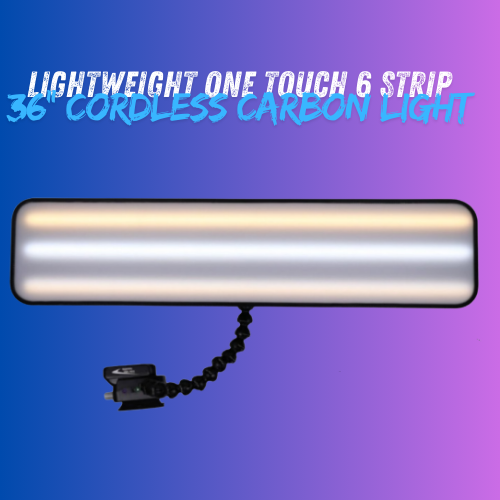 36' 6 Strip Light Weight Carbon Fibre LED Light One Touch