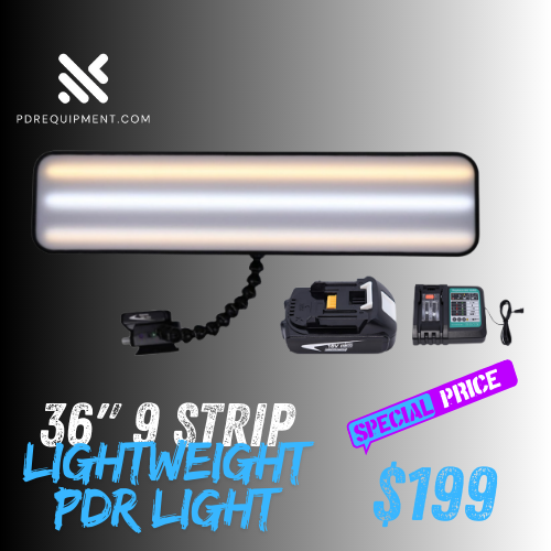 36' 6 Strip Light Weight Carbon Fibre LED Light One Touch - PDRequipment.com