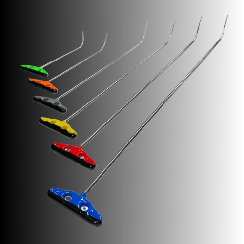 West Coast Edition 6-Piece Sharp Tip Single Bend White Steel PDR Tools - PDRequipment.com