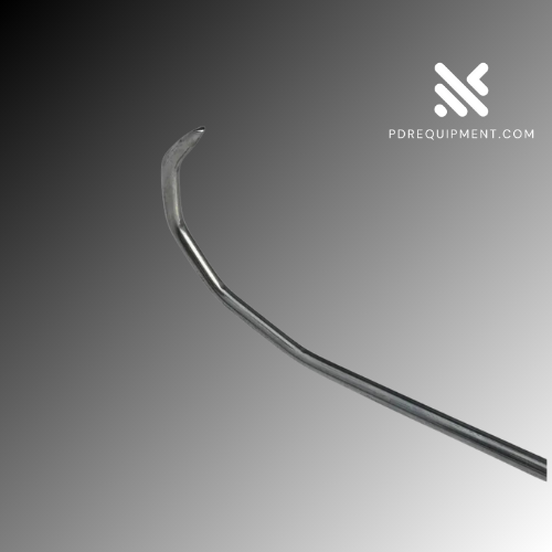10mm x 60cm Hook-Shaped White Steel PDR Fender Repair Tool – Paintless Dent Repair Rod