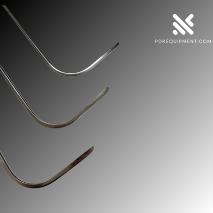 3-Piece 360° Rotating Paintless Dent Repair Rod Set – Hardened Steel Construction