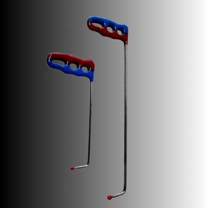 2-Piece Single Bend Custom Tip Steel PDR Tools - PDR Equipment International