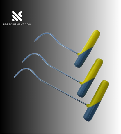 Novo X Edition 3-Piece C-Bend Sharp Tip Steel PDR Tools set - PDRequipment.com