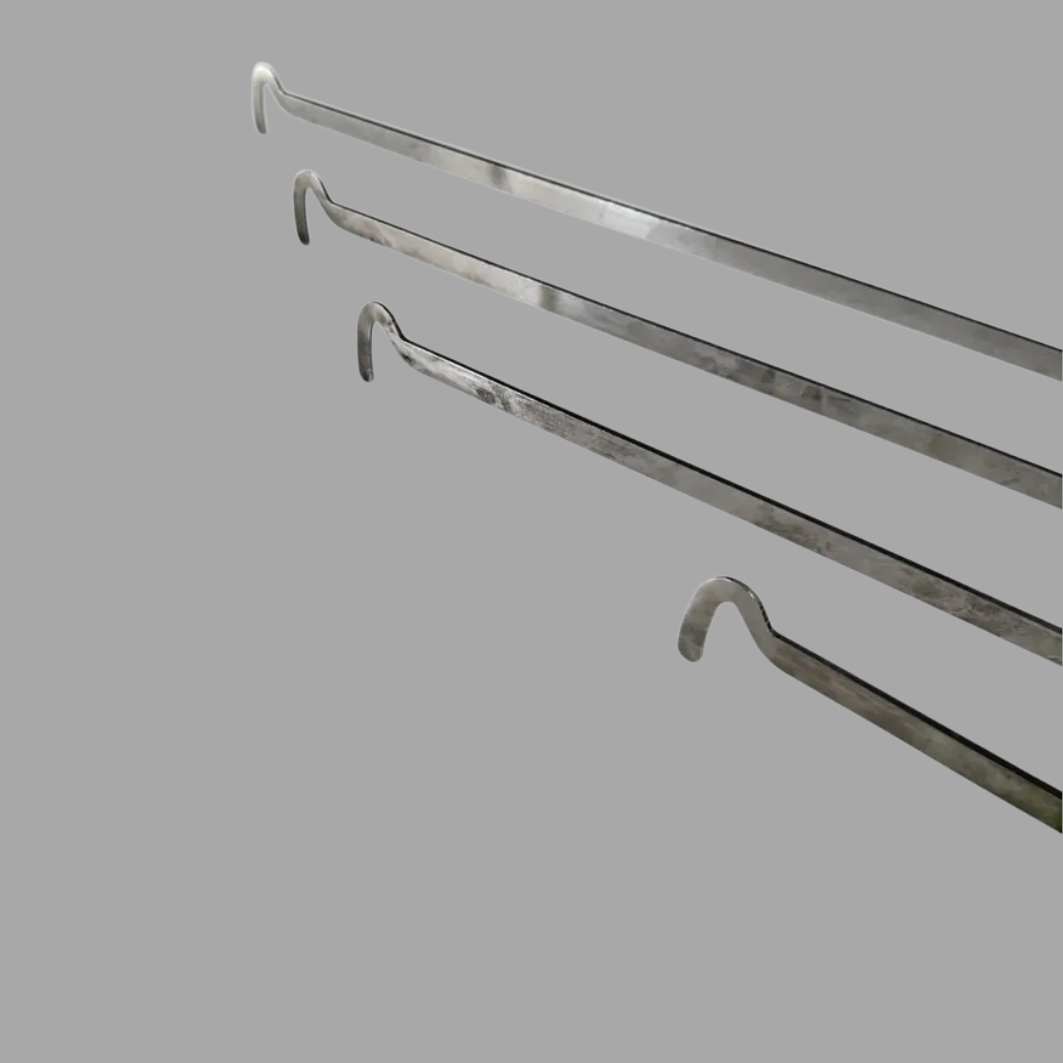 3-Piece Rainbow Arc Whale-Tail Rod Set with 40mm Wide Tips - PDRequipment.com