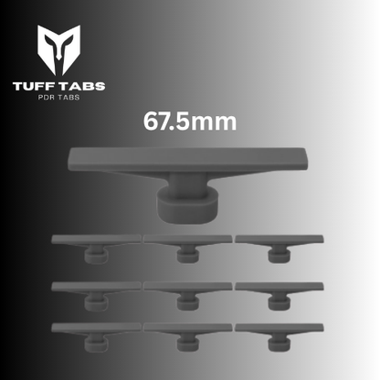 67.5mm Flat Crease Tabs 10 Pack - PDR Equipment International