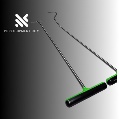 2-Piece C-Bend Sharp Tip White Steel PDR Tools - PDR Equipment International