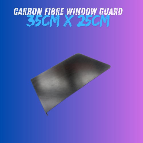 Carbon Fibre Window Shield 35cm x 25cm