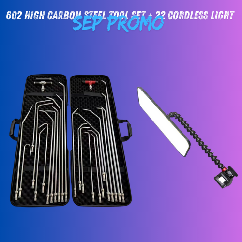 26pc + 22 " Cordless Carbon Light Promo
