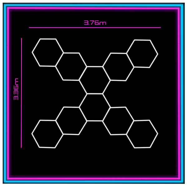ledSHOP 10 X System 2 Grid 6500k ULTRAbright - PDR Equipment International