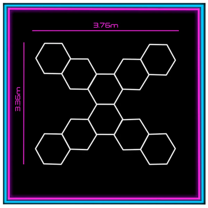 ledSHOP 10 X System 2 Grid 6500k ULTRAbright - PDR Equipment International
