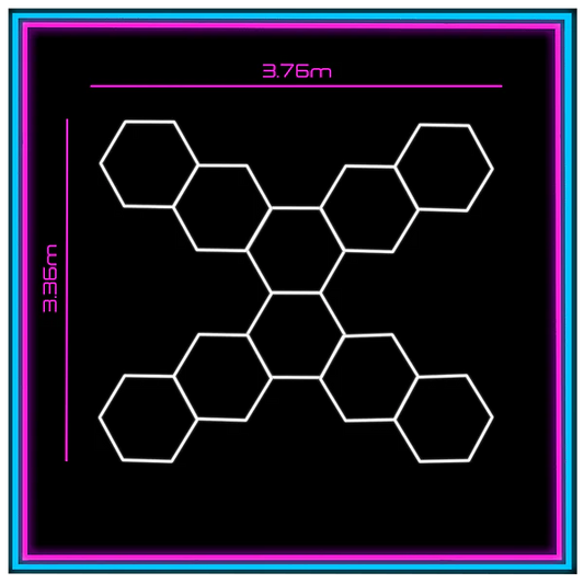 ledSHOP 10 X System 2 Grid 6500k ULTRAbright - PDR Equipment International