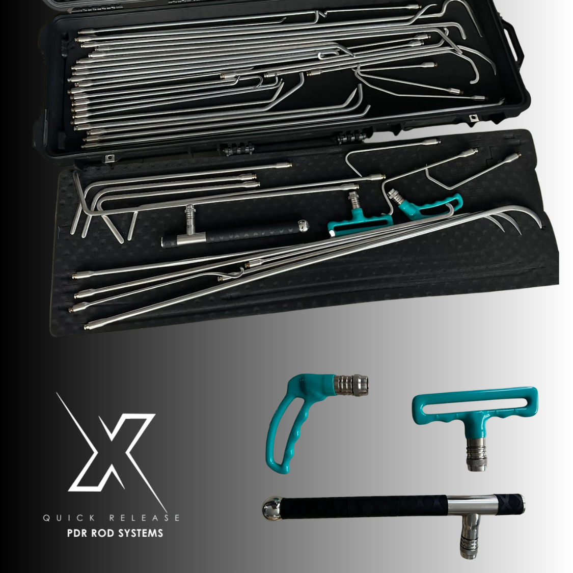 X 45pc High Carbon Steel Quick Release Rod Set - PDRequipment.com