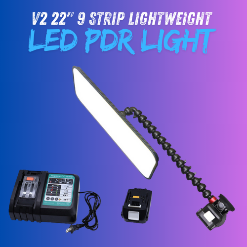22" Cordless Carbon Fibre PDR Light with Auto Suction Cup (V2)