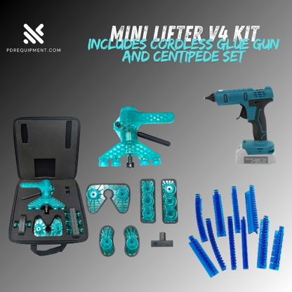 Mini Lifter V4 Kit with Cordless Glue Gun & 10pc Centipede Set